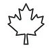 Canadian maple leaf icon