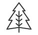 Pine tree icon