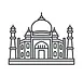 Taj Mahal illustration